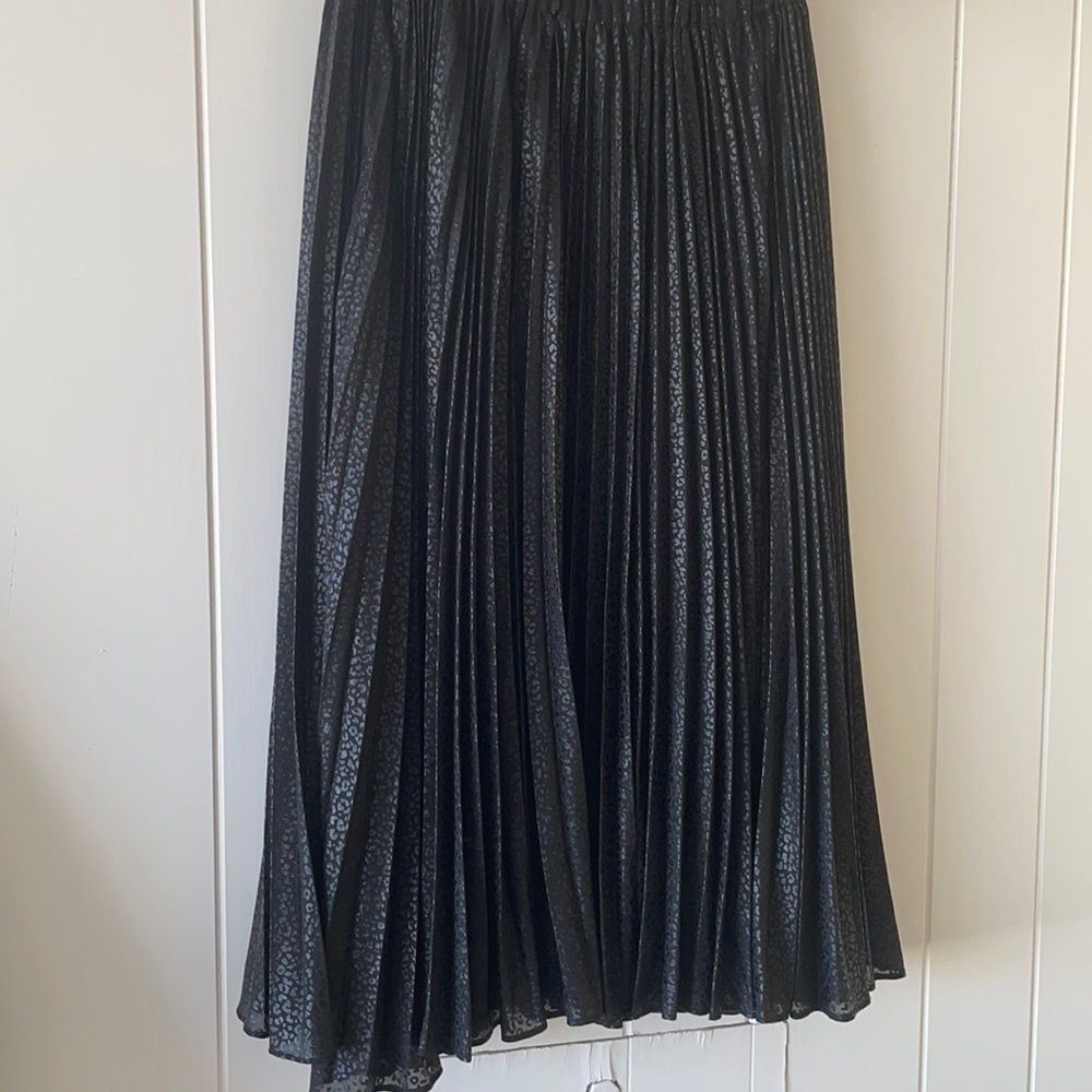 Michael Kors Black Pleated Skirt